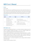 RIIN Users Manual Preface Welcome to RIIN RIIN is an (Page 1 / 81) help-Eng
