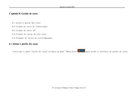 Cap237tulo 8 Gest227o de cores Manual do produto RIIN (Page 132 / 156) help-Portuguese