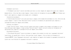 para baixo O Alinhamento para baixo consiste em alinhar (Page 77 / 156) help-Portuguese