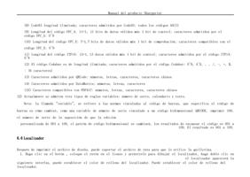Code93 longitud ilimitada caracteres admitidos por (Page 109 / 156) help-Spanish