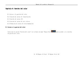 Cap237tulo 8 Gesti243n del color Manual del producto (Page 135 / 156) help-Spanish