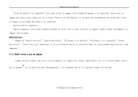 Girar 90 grados a la izquierda sirve para girar la (Page 80 / 156) help-Spanish