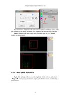 Part information displayed in the part browser includes (Page 18 / 103) FLCAM User Manual and Specifications