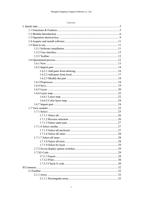 Content I Quick start5 11 Functions amp Features 5 (Page 2 / 103) FLCAM User Manual and Specifications