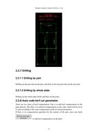 27 Drilling 2271 Drilling by part Drilling on the part (Page 57 / 103) FLCAM User Manual and Specifications
