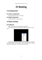V Nesting 41Components 411Set to components Select (Page 71 / 103) FLCAM User Manual and Specifications