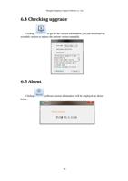 64 Checking upgrade Clicking to get all the version (Page 91 / 103) FLCAM User Manual and Specifications
