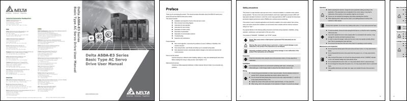 Delta ASDA-E3 Series Basic Type AC Servo Drive User Manual.pdf