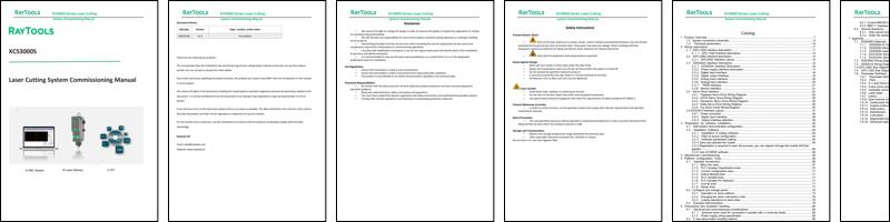 RayTools XCS3000S Laser Cutting System Commissioning Manual.pdf