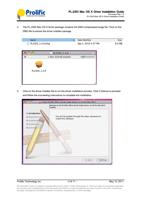Rev 10 PL2303 Mac OS X Driver Installation Guide 2 (Page 2 / 9) PL-2303 Mac OS X Driver Installation Guide