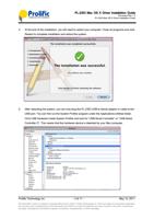 4 At the end of the installation you will need to restart (Page 3 / 9) PL-2303 Mac OS X Driver Installation Guide