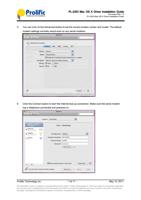 5 You can click on the Advanced button to set the correct (Page 7 / 9) PL-2303 Mac OS X Driver Installation Guide