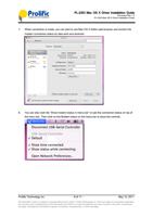 7 When connection is made you can start to use Mac (Page 8 / 9) PL-2303 Mac OS X Driver Installation Guide