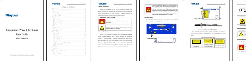 Raycus RFL-C3000S-CE Continuous-Wave Fiber Laser User Guide.pdf