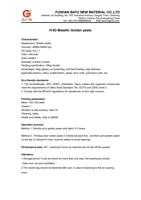 FOS HAN BAT UNE WMA TER IAL COL TDA ddr ess A 2 Bui (Page 1 / 2) H-93 Metallic Golden Paste