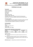 FOS HAN BAT UNE WMA TER IAL COL TDA ddr ess A 2 Bui (Page 1 / 2) H-93B Metallic Silver Paste