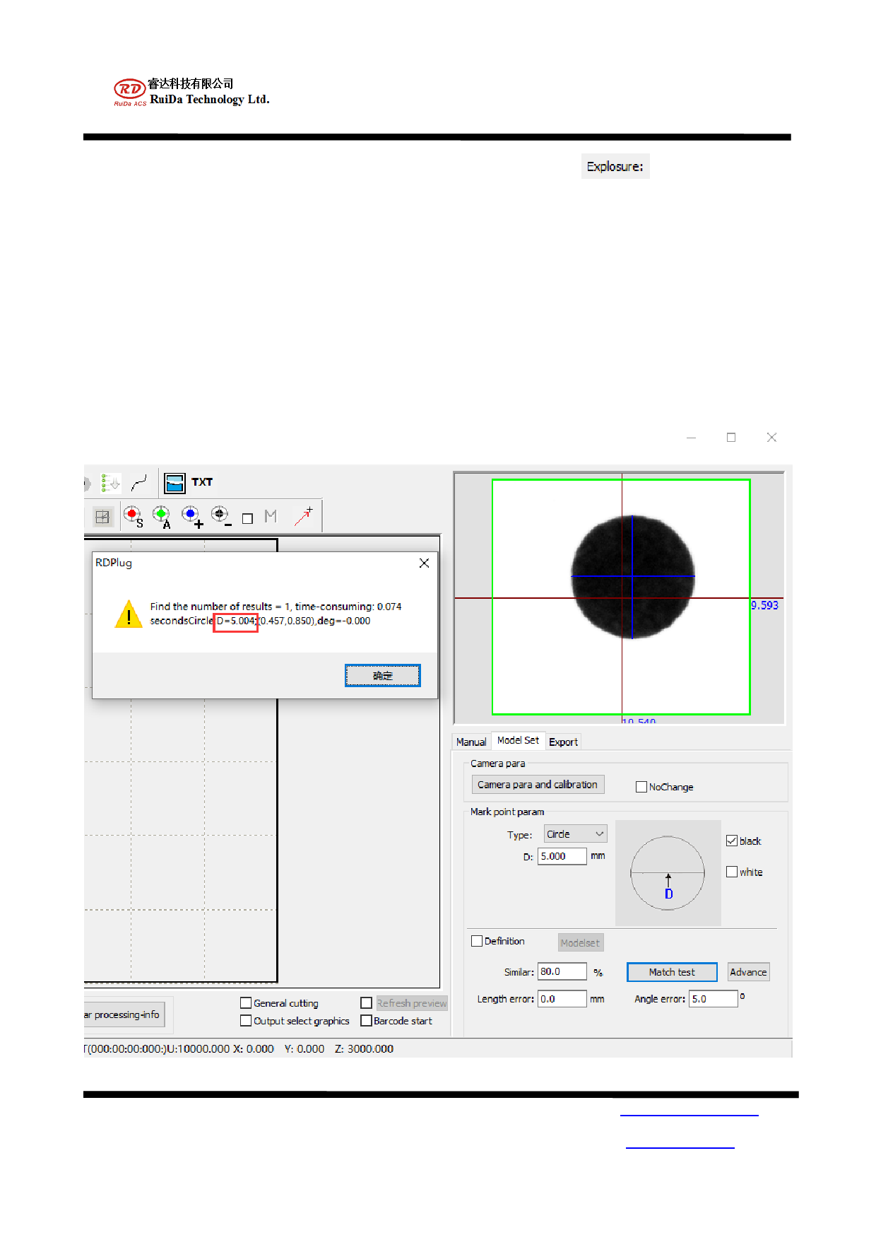 RdProjectorCut Operation Manual Exposure : the longer (Page 3 / 10) RDC ...