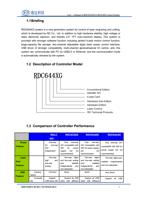 1.1 Briefing RDC644XG system is a new generation (Page 9 / 99) RDC6442G(U)-DFM-RD Control System User Manual V1.3