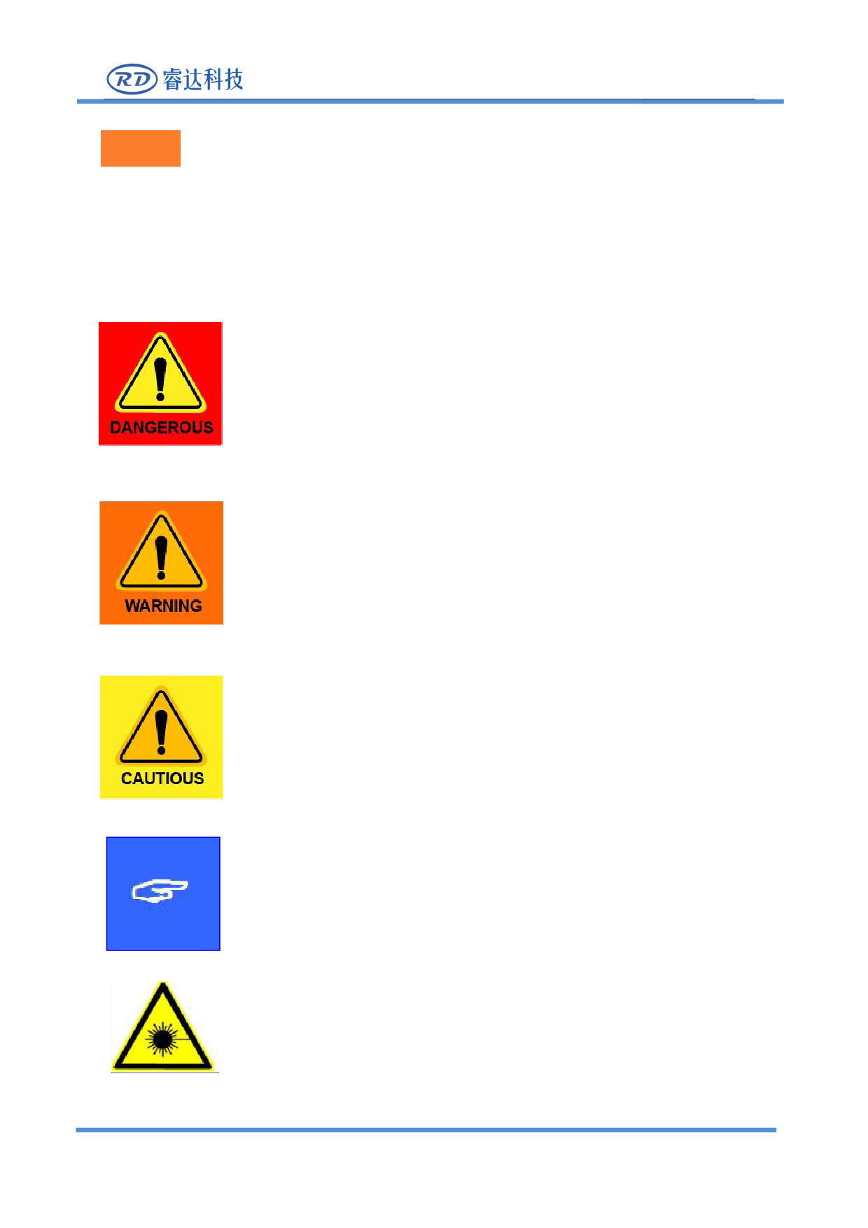 User ’ s Manual of RDC644XG Control System SAFETY (Page 4 / 63 ...